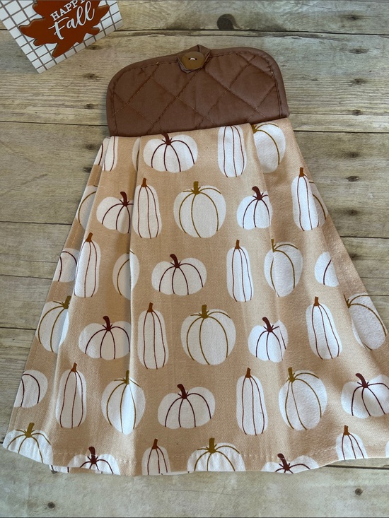 Hand Crafted Other - Basic Hanging Towel Pumpkins Fall/Autumn Oven Door Towel
